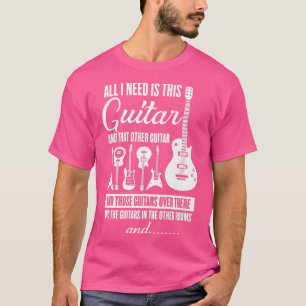 Vintage Musik Alles, was ich brauche ein lustiges T-Shirt