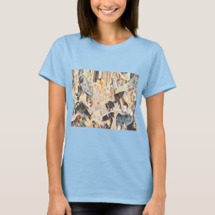 Vintage-Musik, Art Deco Jazz, Rhapsodie in Blau T-Shirt