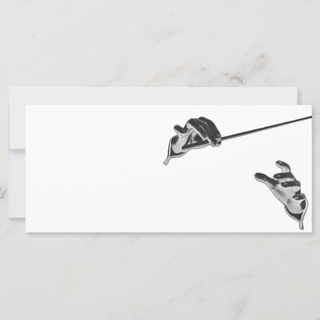 Vintage Musik, Die Hände des Dirigenten mit einem  (Vorderseite)