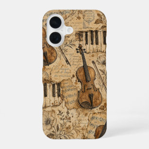 Vintage-Musik iPhone 16 Hülle