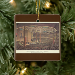 Vintage-Musik, Jenny Lind, schwedische Opernsänger Keramikornament