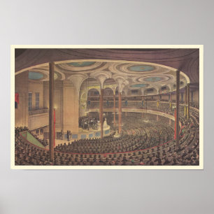 Vintage-Musik, Jenny Lind, schwedische Opernsänger Poster