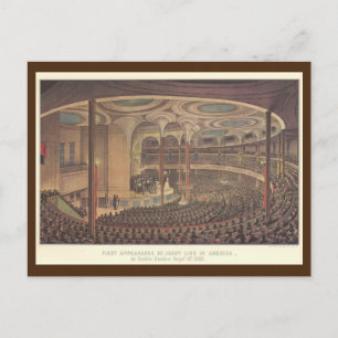 Vintage-Musik, Jenny Lind, schwedische Opernsänger Postkarte