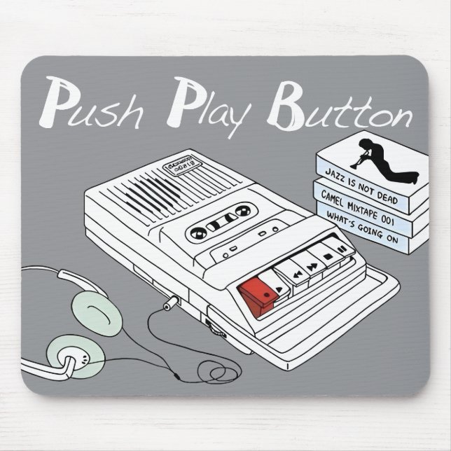 Vintage-Musik-Mauspad Mousepad (Vorne)