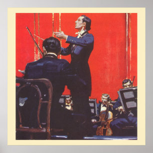 Vintage Musik, Orchestrierung Poster