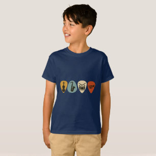 Vintage-Musik-Vibes – Künstlerische Instrument-Pic T-Shirt