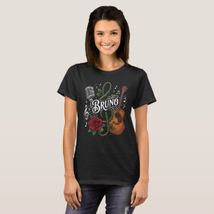 Vintage-Musiker-Shirt mit Akustikgitarre, Retro-Ro T-Shirt