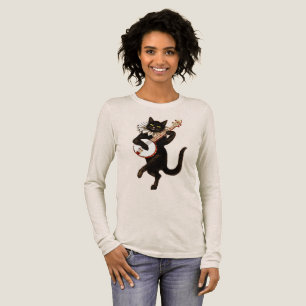 Vintage-Musikkatz-T-Shirt Tri-Blend Shirt