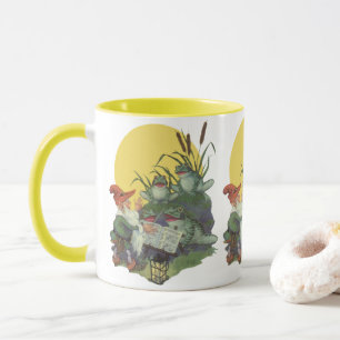 Vintage-Musikmagazin-Coverkunst, Etude-Froschchor Tasse