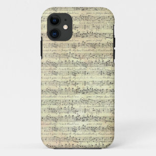 Vintage-Musiknoten-Muster Musikthema Musiker Case-Mate iPhone Hülle