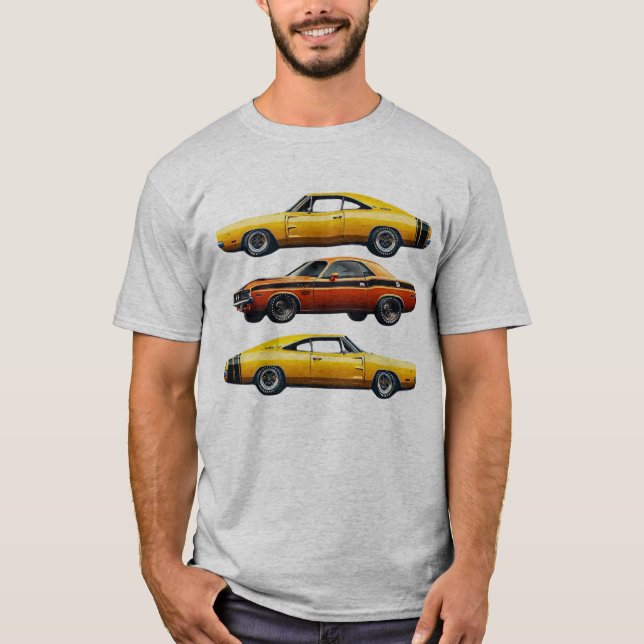 Vintage Muskelknochen T-Shirt (Vorderseite)