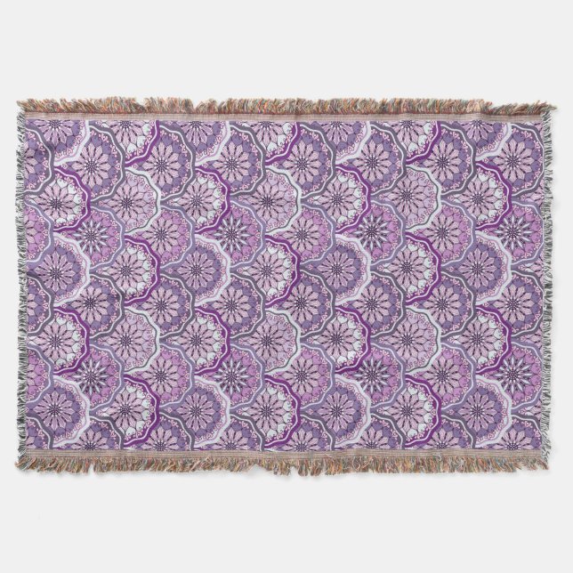 Vintage-Muster Decke (Vorderseite)