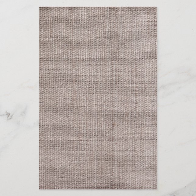 Vintage Muster der Leinwand-Leinwand Briefpapier (Vorderseite)