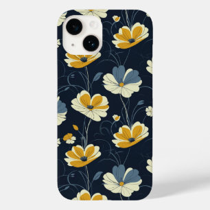 Vintage-Muster, elegantes Blumendesign Case-Mate iPhone 14 Hülle