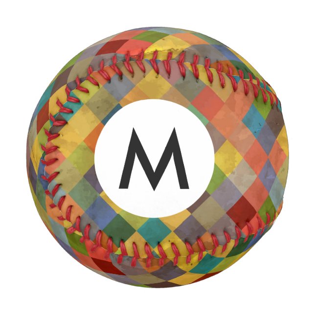 Vintage-Muster. Geometrisch. Baseball (Vorderseite Links)