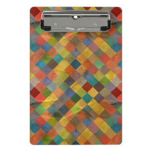 Vintage-Muster. Geometrisch. Mini Klemmbrett
