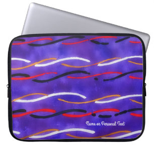 Vintage-Muster-Kunst Personalisierte Laptop-Hülle Laptopschutzhülle