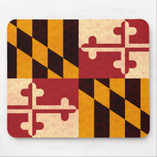 Vintage Muster Marylander Flagge Mousepad