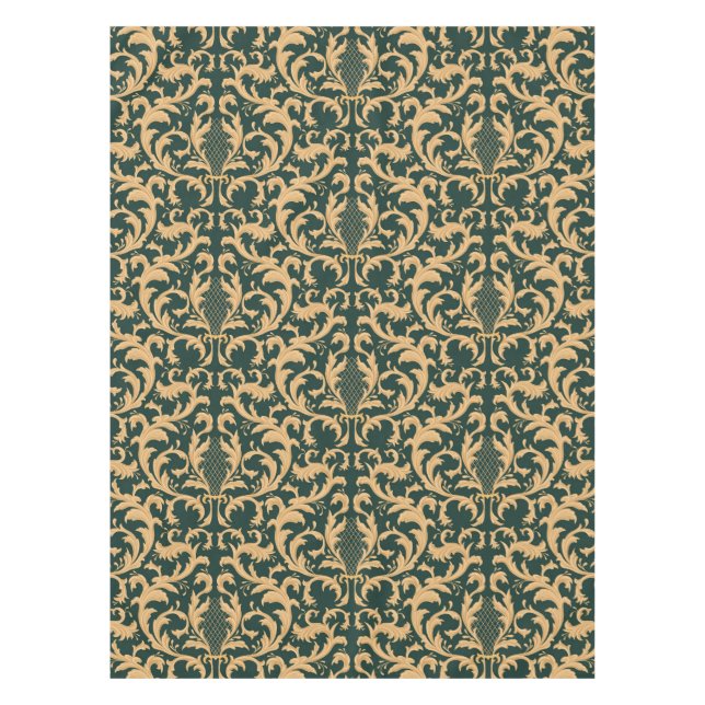Vintage-Muster Tischdecke (Vorderseite)