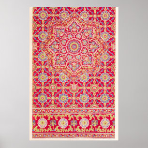 Vintage Musterdarstellung Poster