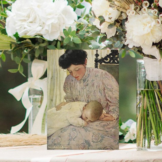 Vintage Mutter- und Babytageskarte Feiertagskarte (Von Creator hochgeladen)