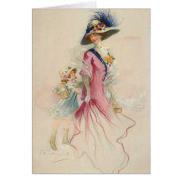 Vintage Mutter und Kind