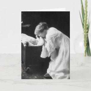 Vintage Mutter und Kind Karte