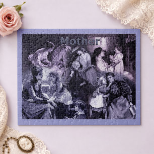 Vintage Mütter und Kinder Puzzle