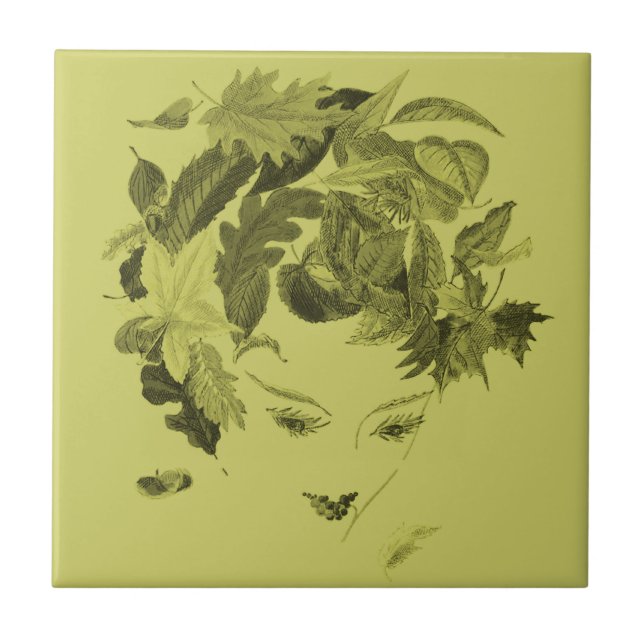 Vintage Mutternatur Fliese (Vorderseite)
