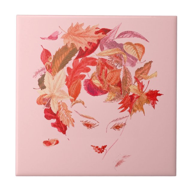 Vintage Mutternatur Fliese (Vorderseite)