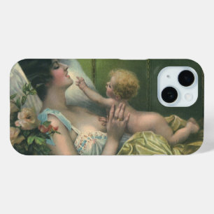 Vintage Muttertag, viktorianische Mutter mit Baby Case-Mate iPhone Hülle