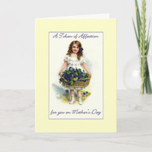Vintage Muttertagskarte Karte