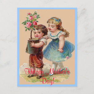 Vintage Muttertagskarte Postkarte