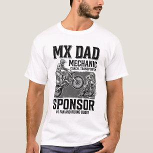 Vintage MX Dad Motocross Fahrkumpel Shirt Design
