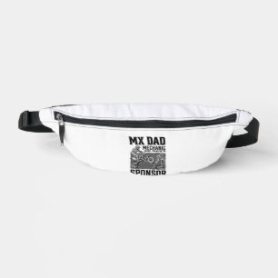 Vintage MX Dad Motocross Fahrkumpel Shirt Design Bauchtasche