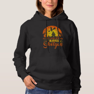 Vintage My Cardigan Welsh Corgi Hund fährt Shotgun Hoodie