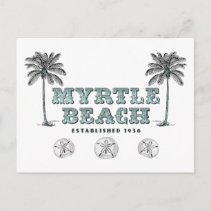Vintage Myrtle Beach South Carolina Eröffnet 1938 Postkarte