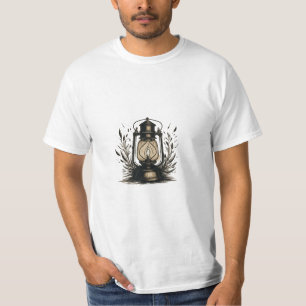 Vintage mystische Laterne T-Shirt
