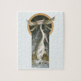 Vintage Mythologie, ein geflügelter Drache im Ozea Puzzle