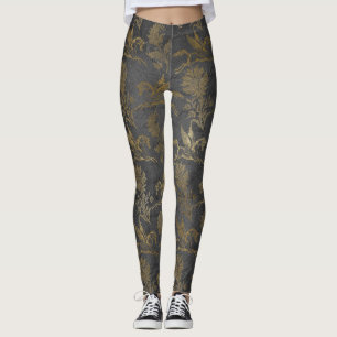 Vintage Mythologie-Fantasie-Pegasus-Tapete Leggings