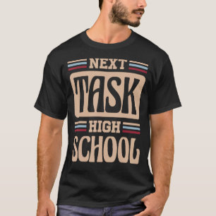 Vintage nächste Aufgabe High schoo L Middle School T-Shirt