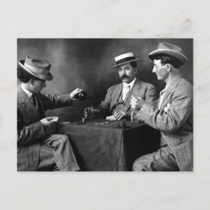 Vintage Nachts Postkarte