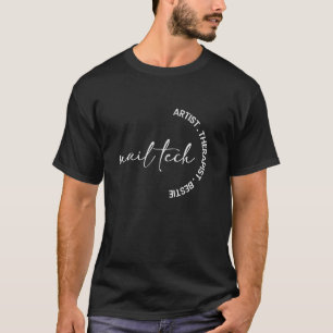 Vintage Nageltechniker Nageldesignerin Nageltech T-Shirt