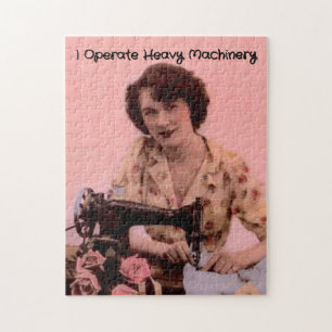 Vintage Nähmaschine für schwere Maschinen Puzzle