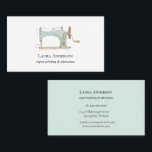Vintage Nähmaschine Schneiden Visitenkarte<br><div class="desc">Elegante,  handgemalte Vintage Nähmaschine mit Aquarellfarbe auf knackigem,  weißem Hintergrund. Perfekte Visitenkarte für Schneider,  Kleidermacher,  Stickerei,  Modedesigner. Alle Textstile,  Farben,  Größen können an Ihre Bedürfnisse angepasst werden</div>
