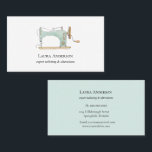 Vintage Nähmaschine Schneiden Visitenkarte<br><div class="desc">Elegante,  handgemalte Vintage Nähmaschine mit Aquarellfarbe auf knackigem,  weißem Hintergrund. Perfekte Visitenkarte für Schneider,  Kleidermacher,  Stickerei,  Modedesigner. Alle Textstile,  Farben,  Größen können an Ihre Bedürfnisse angepasst werden</div>