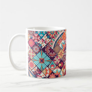 Vintage Nahtlos: Islamisch Handgezeichnet. Kaffeetasse