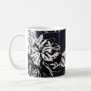 Vintage nahtlose Blume und Blumenmuster Kaffeetasse