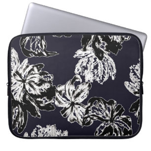 Vintage nahtlose Blume und Blumenmuster Laptopschutzhülle