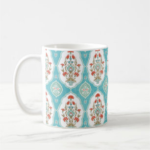 Vintage, nahtlose Blumenmuster im orientalischen S Kaffeetasse